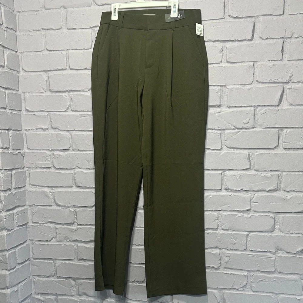 NEW Maurices Men's Dark Green Chinos size 8